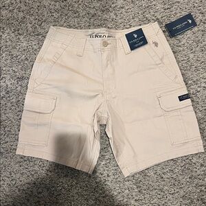 U.S. Polo Assn. Men's Cream Cargo Shorts